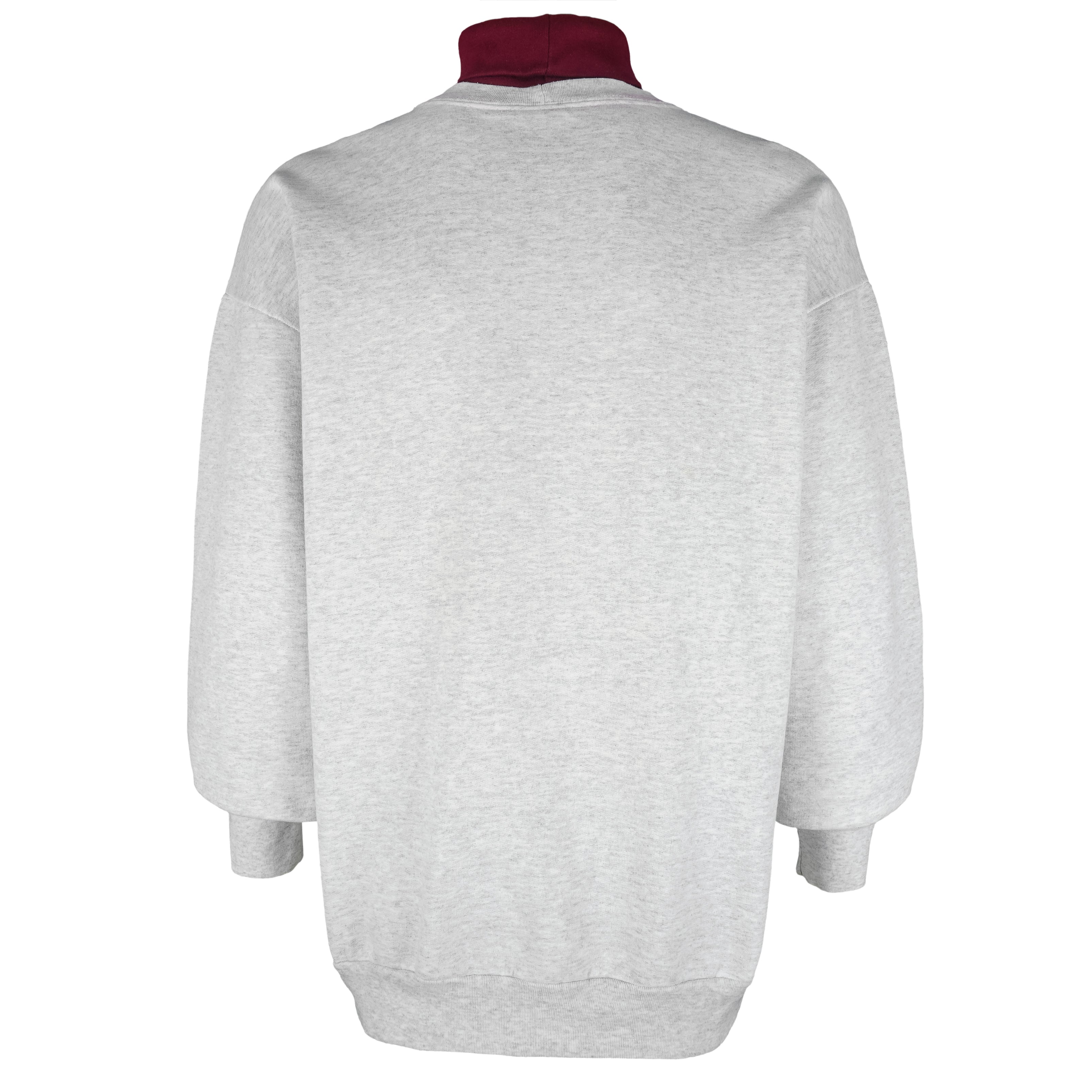 MLB (Majestic) - Cleveland Indians Turtleneck Sweatshirt 1990s X-Large Vintage Retro Baseball