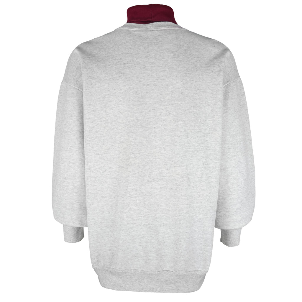 MLB (Majestic) - Cleveland Indians Turtleneck Sweatshirt 1990s X-Large Vintage Retro Baseball