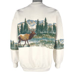 Vintage (Art Unlimited) - The Deers Animal Print Sweatshirt 1990s Large Vintage Retro