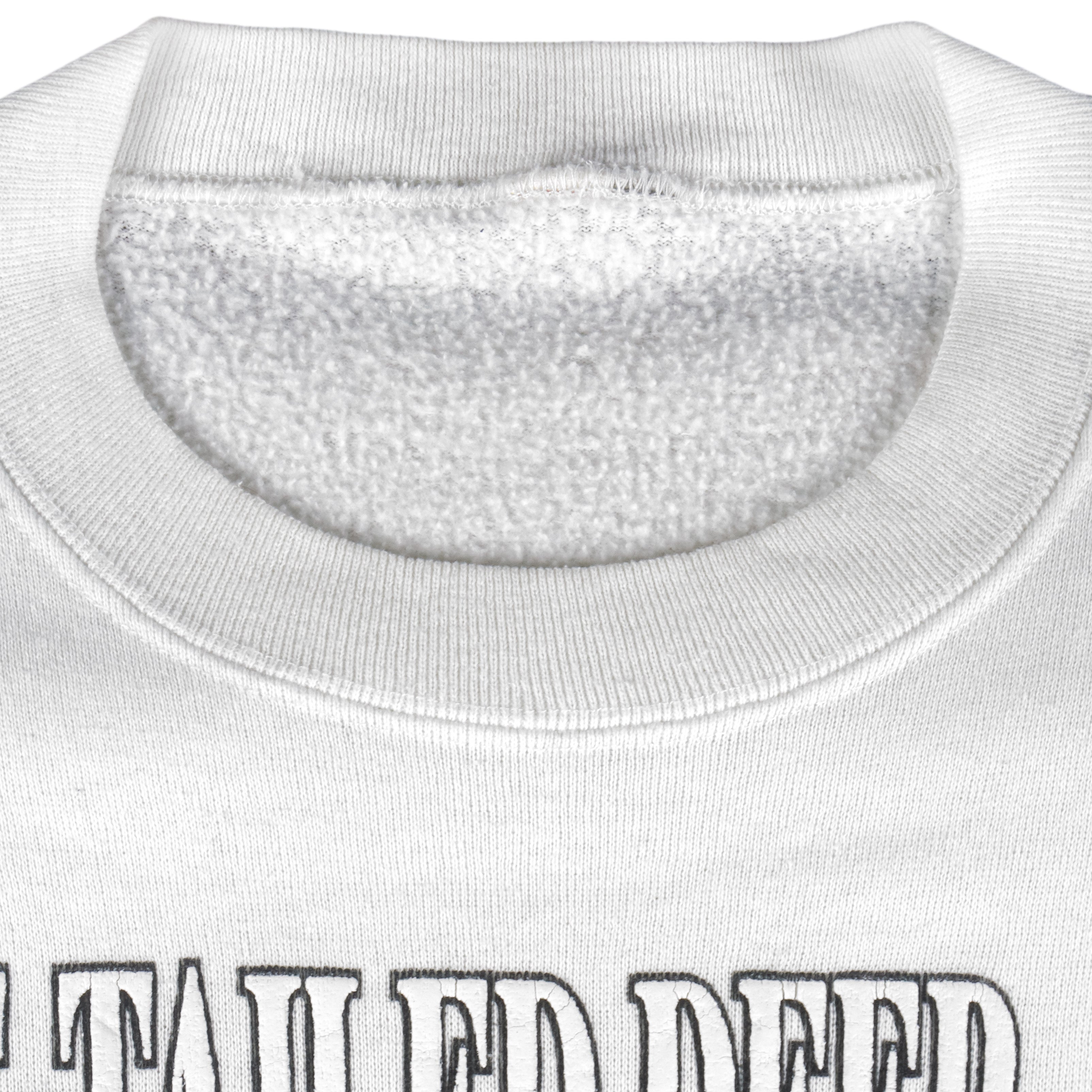Vintage - White Tailed Deer Animal Print Sweatshirt 1990s Large Vintage Retro