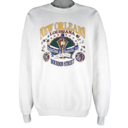 Vintage (Hanes) - New Orleans Louisiana Bourbon Street  Sweatshirt 2000s X-Large Vintage Retro