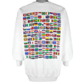 Vintage (Hanes) - Citizen Of The World Countries Flags Sweatshirt 2000s X-Large Vintage Retro