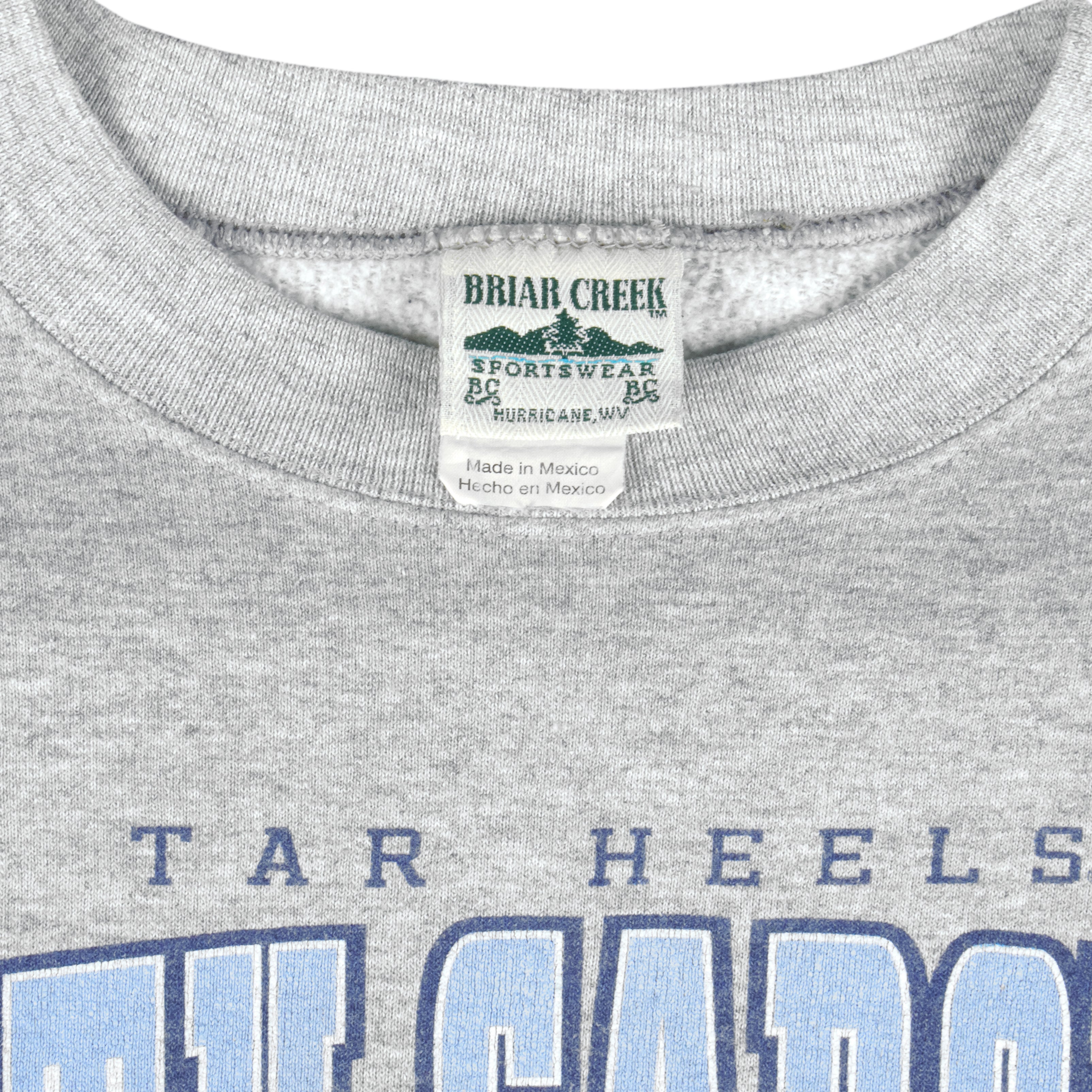 NCAA (Briar Creek) - North Carolina Tar Heels Crew Neck Sweatshirt 1990s XX-Large Vintage Retro