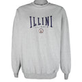 NCAA (AS Sport) - Illini Illinois Embroidered Crew Neck Sweatshirt 1990s X-Large Vintage Retro College