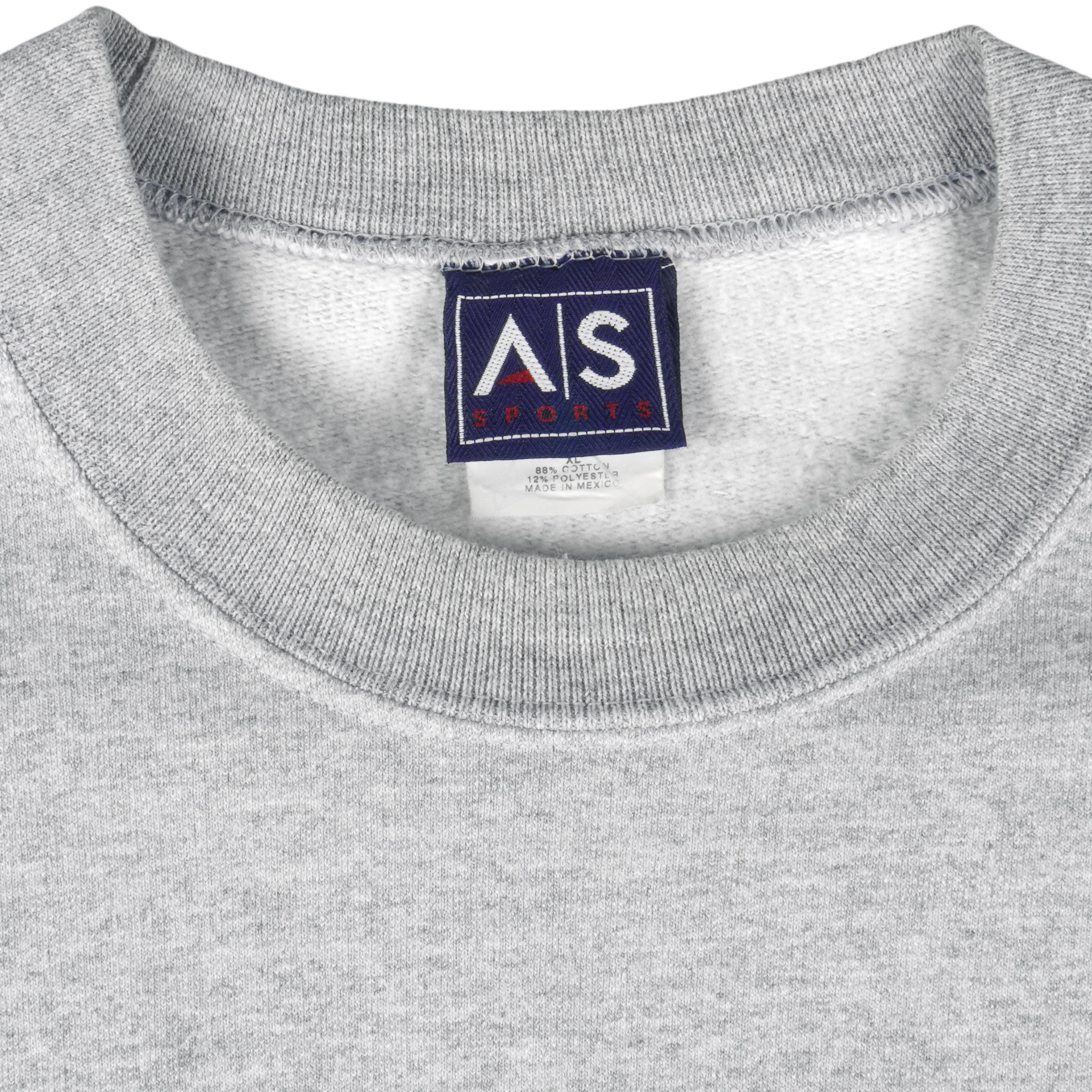 NCAA (AS Sport) - Illini Illinois Embroidered Crew Neck Sweatshirt 1990s X-Large Vintage Retro College