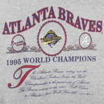 MLB (Lee) - Braves World Champions Crew Neck Sweatshirt 1995 X-Large Vintage Retro Baseball