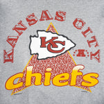 NFL (Team Work) - Kansas City Chiefs Crew Neck Sweatshirt 1995 Large Vintage Retro Football