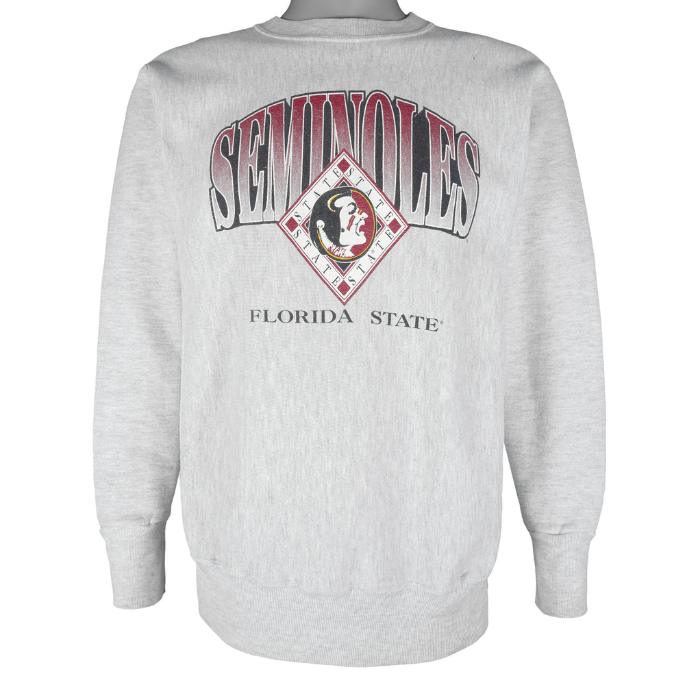 NCAA (Trench) - Florida State Seminoles Crew Neck Sweatshirt 1990s Medium Vintage Retro College
