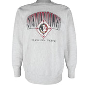 NCAA (Trench) - Florida State Seminoles Crew Neck Sweatshirt 1990s Medium Vintage Retro College
