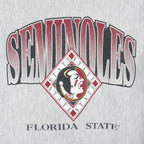 NCAA (Trench) - Florida State Seminoles Crew Neck Sweatshirt 1990s Medium Vintage Retro College