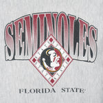 NCAA (Trench) - Florida State Seminoles Crew Neck Sweatshirt 1990s Medium Vintage Retro College
