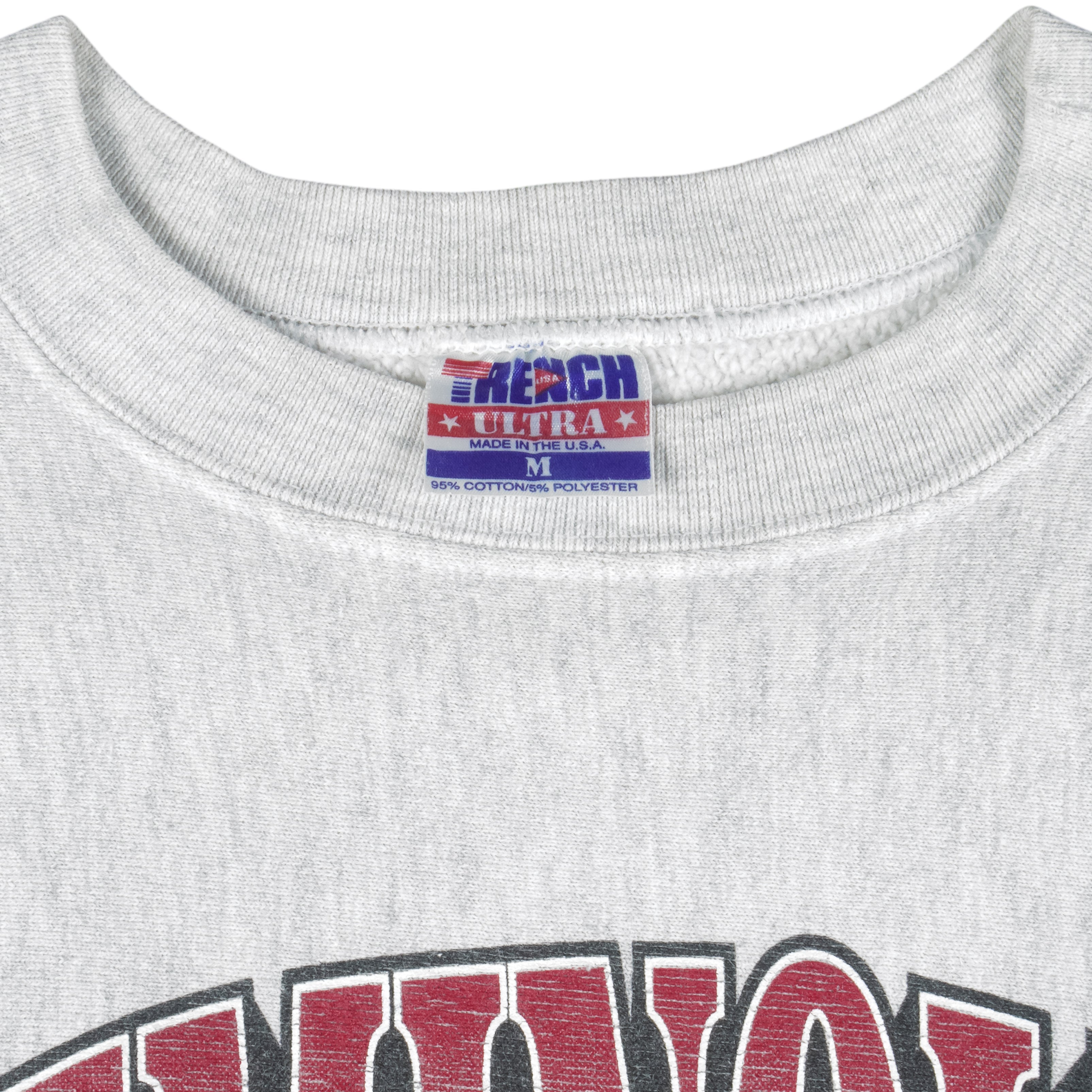 NCAA (Trench) - Florida State Seminoles Crew Neck Sweatshirt 1990s Medium Vintage Retro College