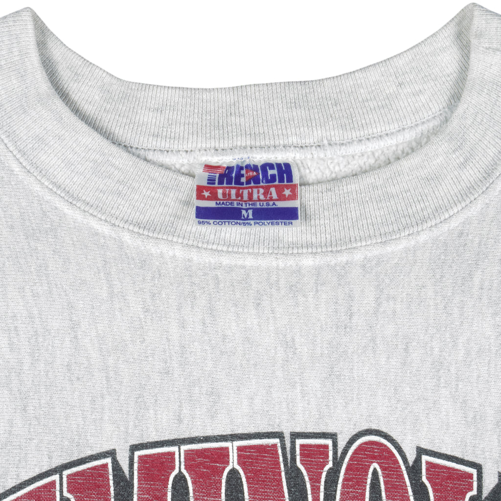NCAA (Trench) - Florida State Seminoles Crew Neck Sweatshirt 1990s Medium Vintage Retro College