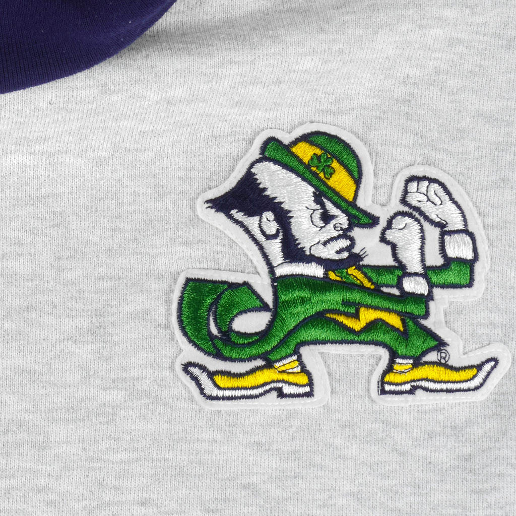 NCAA (Majestic) - Notre Dame Fighting Irish Turtleneck Sweatshirt 1990s X-Large Vintage Retro College