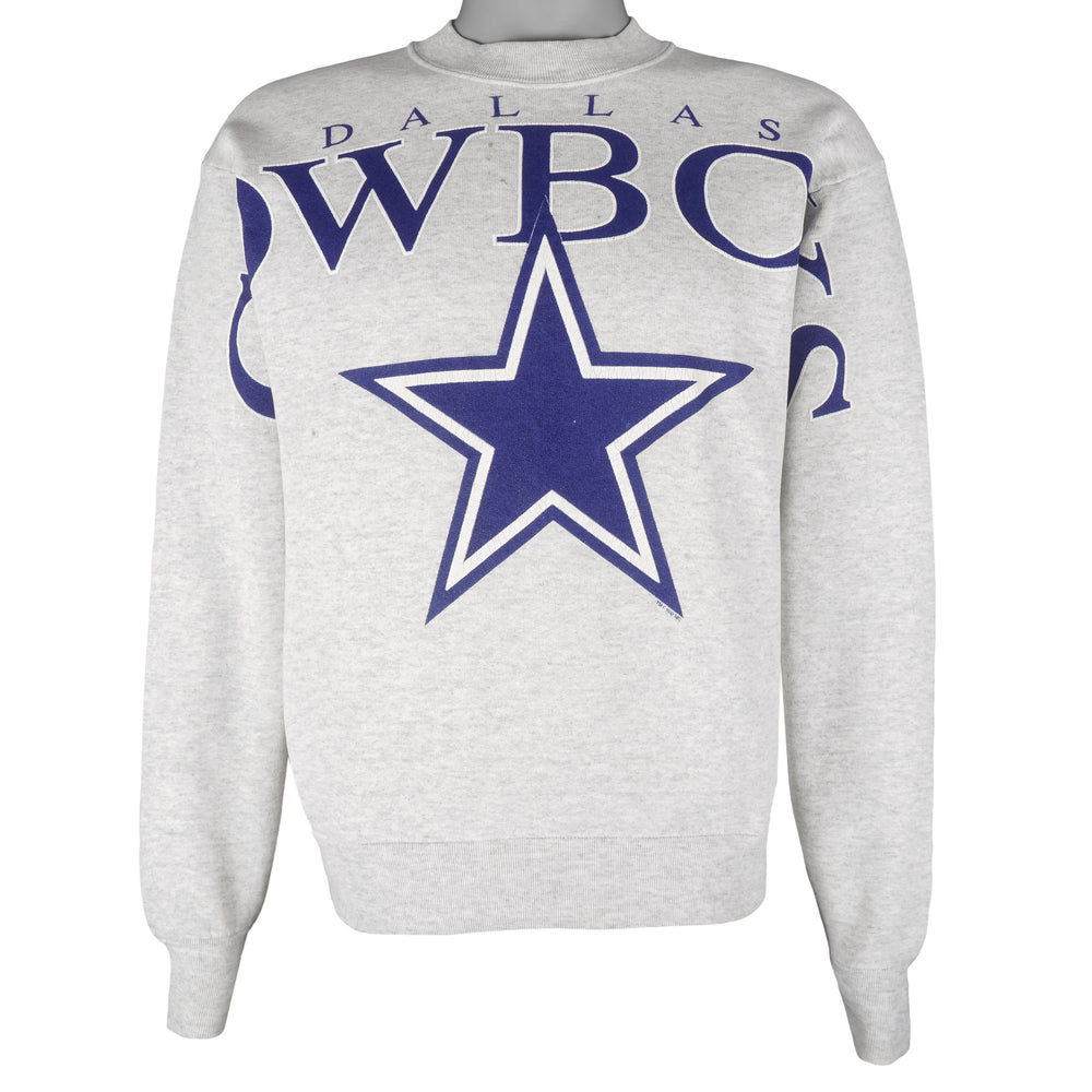 NFL - Dallas Cowboys Crew Neck Sweatshirt 1990s Medium Vintage Retro Football