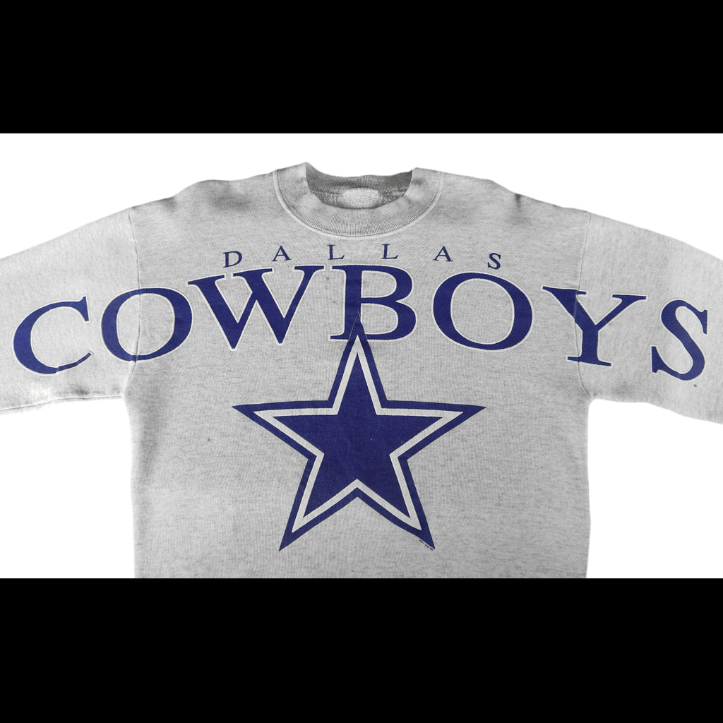 NFL - Dallas Cowboys Crew Neck Sweatshirt 1990s Medium Vintage Retro Football
