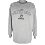 NFL - Raiders Super Bowl 27th Champions Sweatshirt 2002 X-Large Vintage Retro Football