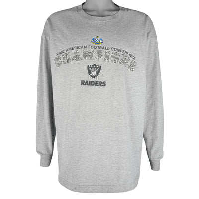 NFL - Raiders Super Bowl 27th Champions Long Sleeve Shirt 2002 X-Large