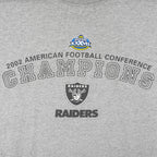 NFL - Raiders Super Bowl 27th Champions Sweatshirt 2002 X-Large Vintage Retro Football