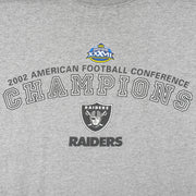 NFL - Raiders Super Bowl 27th Champions Sweatshirt 2002 X-Large Vintage Retro Football