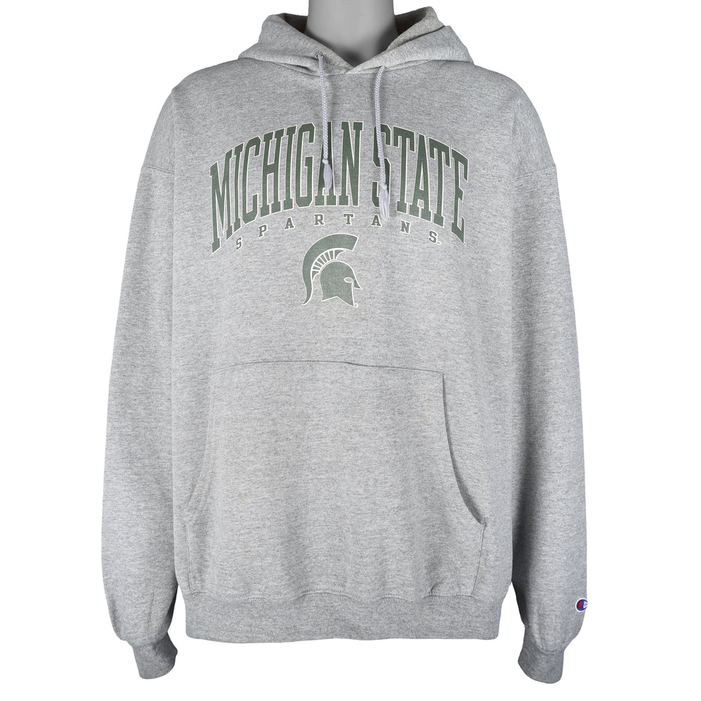 NCAA - Michigan State Spartans Hooded Sweatshirt 1990s XX-Large Vintage Retro College