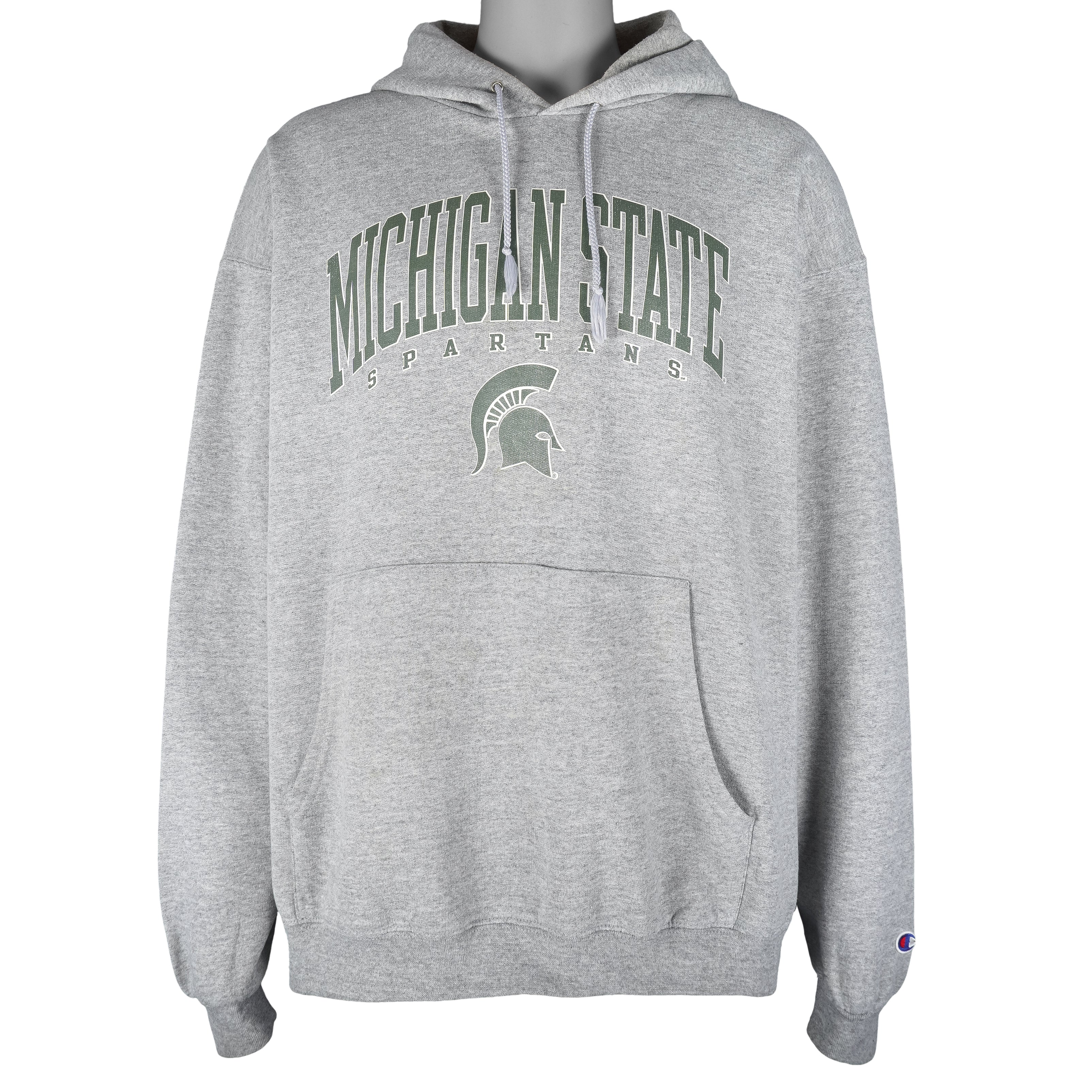 NCAA - Michigan State Spartans Hooded Sweatshirt 1990s XX-Large Vintage Retro College
