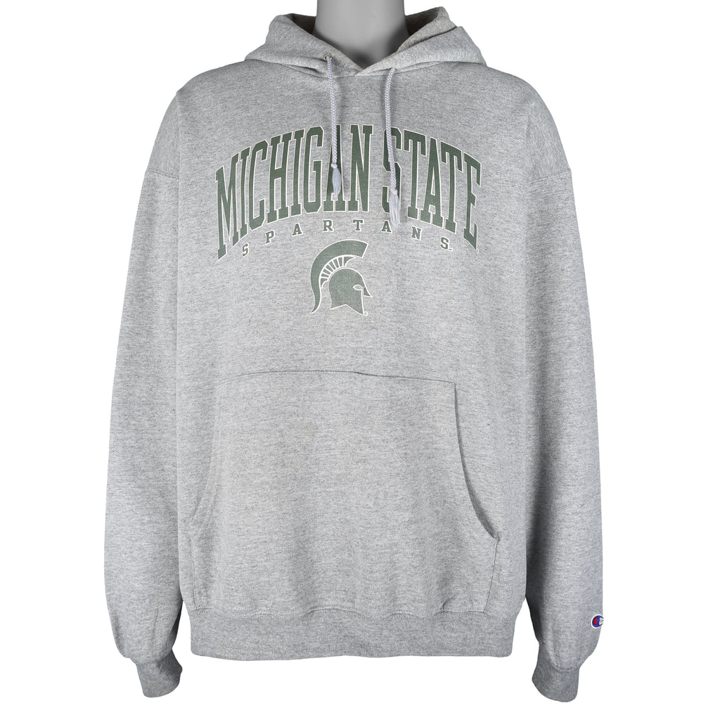 NCAA - Michigan State Spartans Hooded Sweatshirt 1990s XX-Large Vintage Retro College