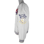 MLB (Mirage) - Atlanta Braves Reversible Jacket 1991 Large Vintage Retro Baseball