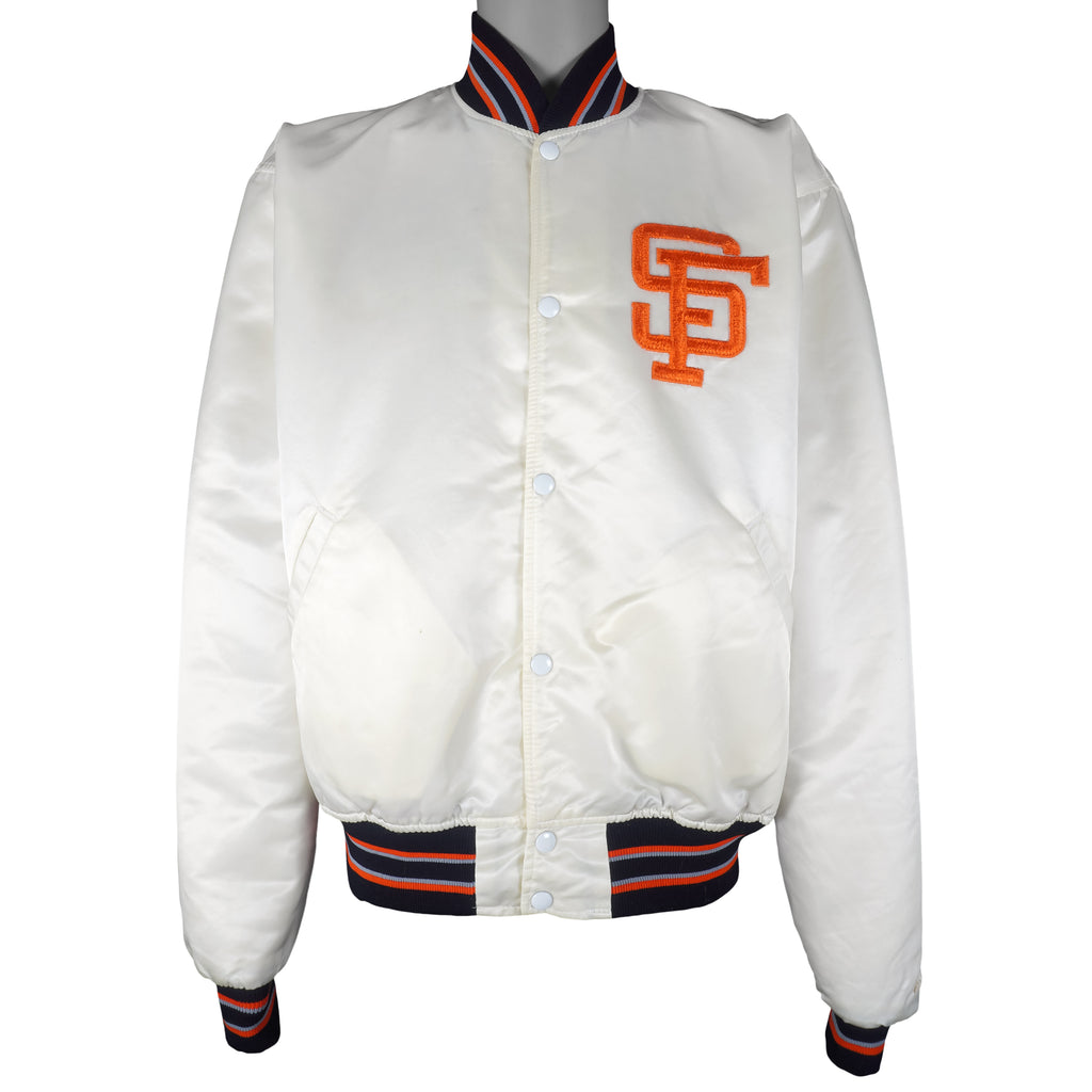 Starter - San Francisco Giants Satin Jacket 1980s X-Large Vintage Retro Baseball