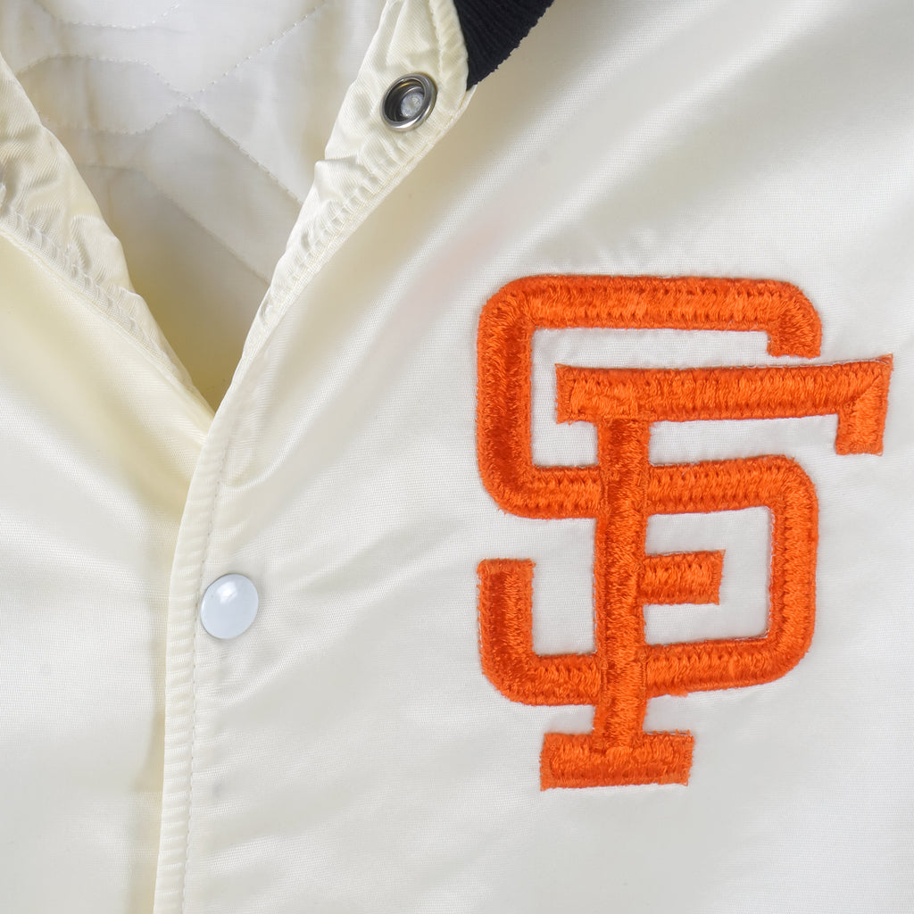 Starter - San Francisco Giants Satin Jacket 1980s X-Large Vintage Retro Baseball