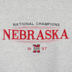 NCAA (The Cotton Exchange) - Nebraska Huskers Embroidered Sweatshirt 1997 Large Vintage Retro College