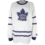 Starter - Toronto Maple Leafs Crew Neck Sweater 1990s XX-Large