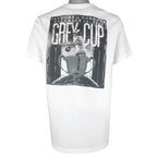 CFL (Mr. Brief) - Roughriders VS Tiger Cats Grey Cup T-Shirt 1989 X-Large Vintage Retro Football