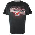 NHL (CSA) - New Jersey Devils Stanley Cup Champions T-Shirt 2000 Large Vintage Retro Hockey