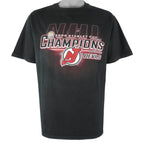 NHL (CSA) - New Jersey Devils Stanley Cup Champions T-Shirt 2000 Large Vintage Retro Hockey