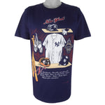 MLB (Nutmeg) - New York Yankees Locker Room Single Stitch T-Shirt 1991 Large Vintage Retro Baseball