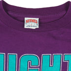 NHL (Nutmeg) - Mighty Ducks of Anaheim Breakout T-Shirt 1990s X-Large Vintage Retro Hockey