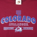 NHL (Lee) - Colorado Avalanche T-Shirt 1970 Medium Vintage Retro Hockey