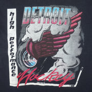 NHL (Wild Things) - Detroit Red Wings T-Shirt 1991 Large Vintage Retro Hockey