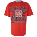 NCAA (Logo 7) - Nebraska Huskers Single Stitch T-Shirt 1990s Large Vintage Retro College