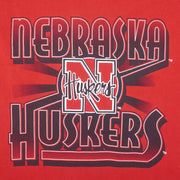 NCAA (Logo 7) - Nebraska Huskers Single Stitch T-Shirt 1990s Large Vintage Retro College