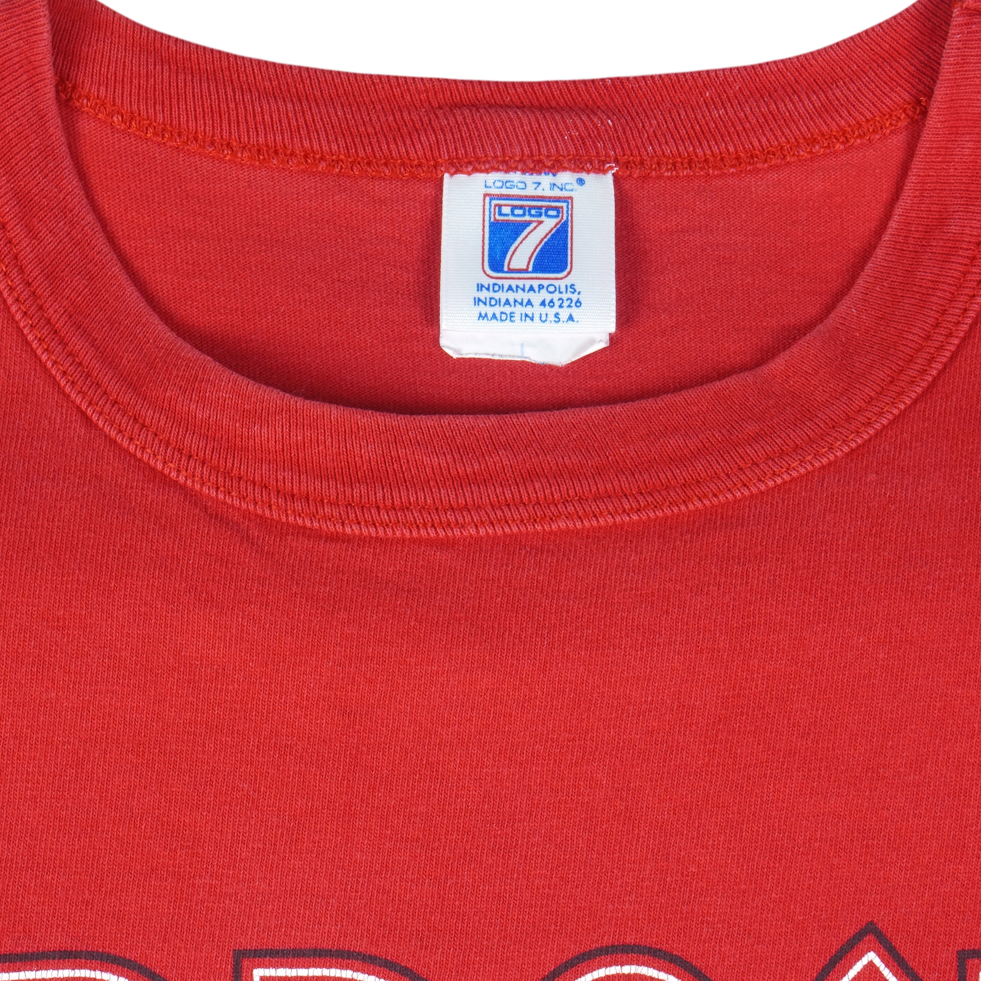 NCAA (Logo 7) - Nebraska Huskers Single Stitch T-Shirt 1990s Large Vintage Retro College