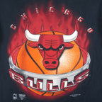 NBA (Magic Johnson T's) - Chicago Bulls Single Stitch T-Shirt 1990s Medium Vintage Retro Basketball