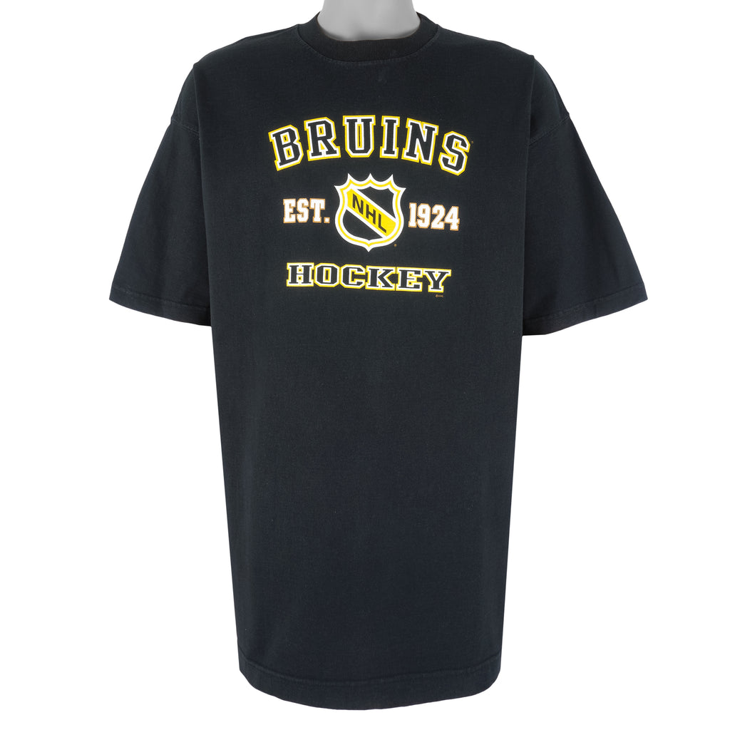 NHL (Majestic) - Boston Bruins T-Shirt 1996 X-Large Vintage Retro Hockey