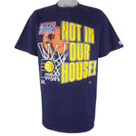 NBA (Logo 7) - Indiana Pacers Not In Our House T-Shirt 1995 X-Large Vintage Retro Basketball