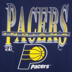 NBA (Logo 7) - Indiana Pacers Single Stitch T-Shirt 1990s Large Vintage Retro Basketball