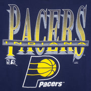 NBA (Logo 7) - Indiana Pacers Single Stitch T-Shirt 1990s Large Vintage Retro Basketball