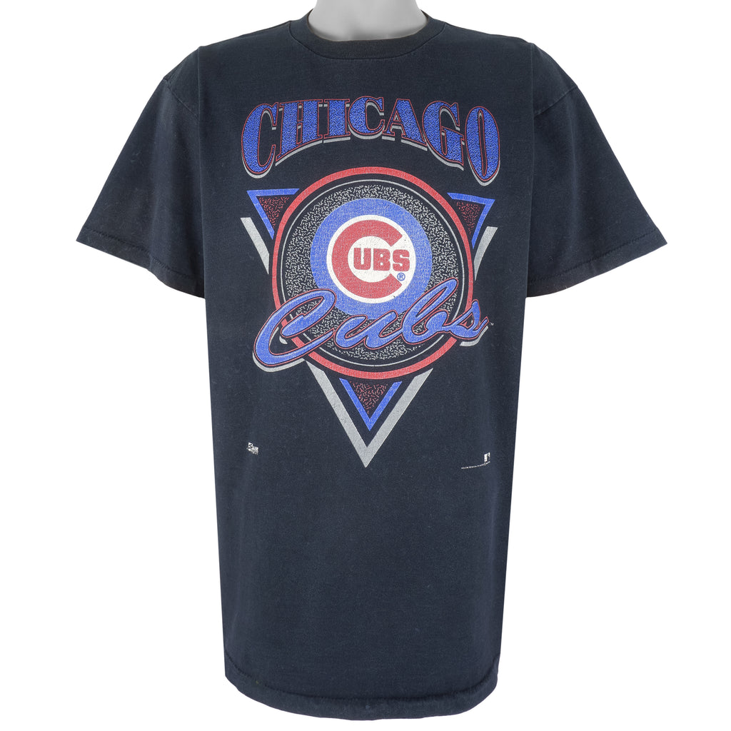 MLB (Salem) - Chicago Cubs Single Stitch T-Shirt 1992 X-Large Vintage Retro Baseball