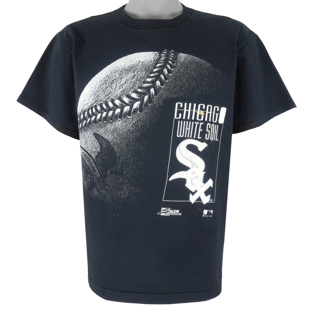 MLB (Salem) - Chicago White Sox Single Stitch T-Shirt 1992 Large Vintage Retro Baseball