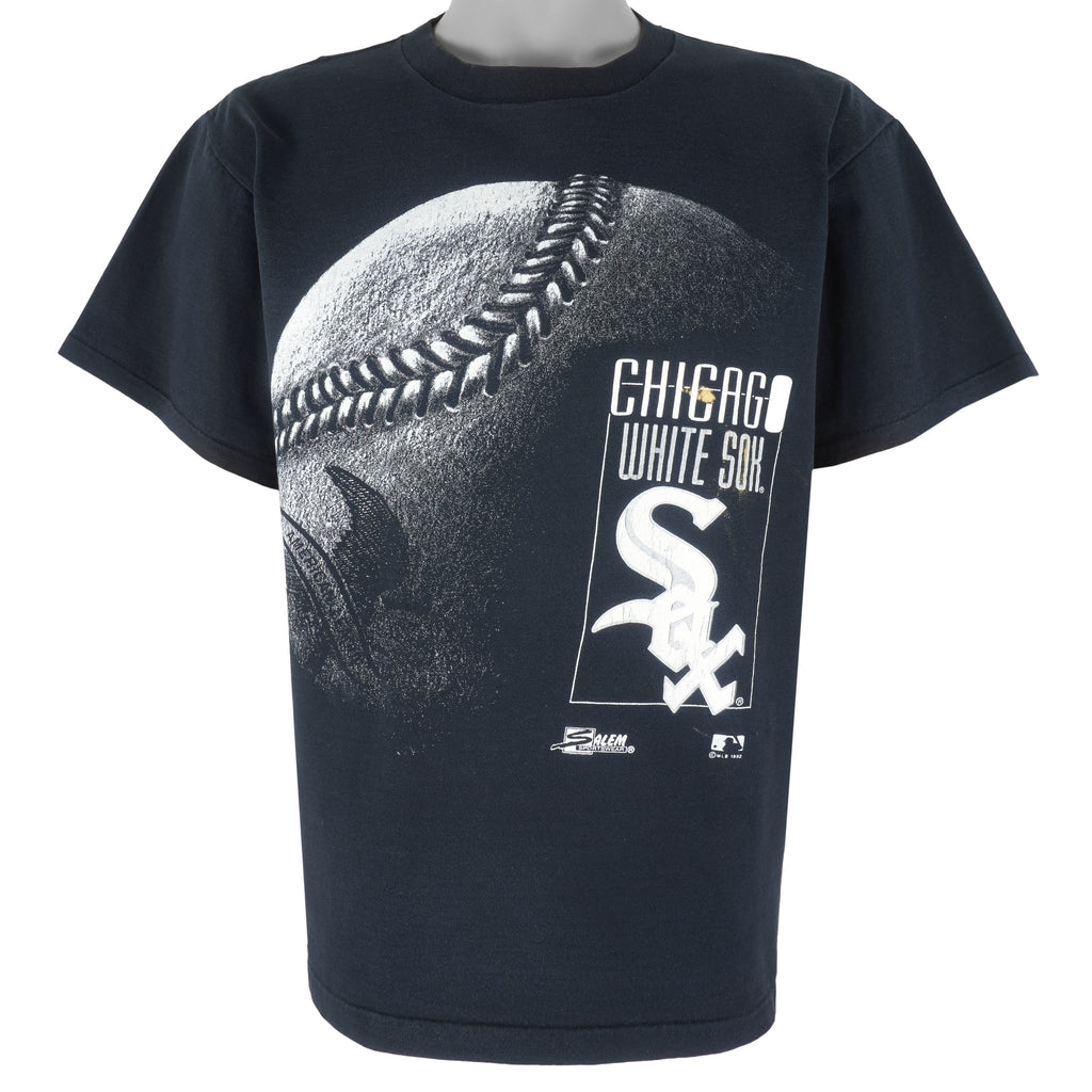 MLB (Salem) - Chicago White Sox Single Stitch T-Shirt 1992 Large Vintage Retro Baseball